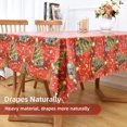 thumbnail image 5 of Wipeable Waterproof Tablecloth Vinyl Tablecloths for Rectangle Tables Heavy Duty PVC Tablecloth for Kitchen Dining Table(Rattan, 78'''' x 60''''), 5 of 6