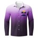 thumbnail image 4 of Blusa y camisa de manga larga con cuello vuelto para hombre, estilo casual, a la moda, con botones estampados, blusa de manga larga con cuello vuelto, camisetas de poliéster para hombre, 4 of 5