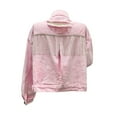 thumbnail image 2 of Kmbangi Women Jacket with Rhinestone Tassel Casual Button down Ripped Denim Crop Jean Jacket Spring Fall Outwear, 2 of 8
