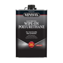 Minwax 40900 Wipe-On Poly Durable Finish, Clear Gloss, 1 Pt, Each