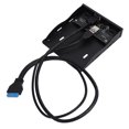 thumbnail image 1 of USB 3.0 Front Panel Hub, High Speed Type C Front Panel Floppy Bay 5Gbps  for Desktops, 1 of 8