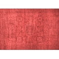 thumbnail image 1 of Ahgly Company Indoor Rectangle Abstract Red Modern Area Rugs, 2' x 5', 1 of 1