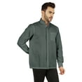 thumbnail image 3 of Bestman Solid Long Sleeve Shirt For Mens Front Double Button Placket Chinese Collar Shirt, 3 of 7
