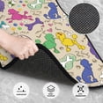 thumbnail image 3 of Disketp Colorful Poodle Dog for Crystal Velvet Car Mats Four-Piece Set,All-Season Automotive Protection, Vehicles, Cars, Trucks, and SUVs,Anti-Slip Design, 3 of 7