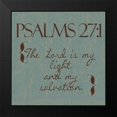 thumbnail image 2 of Greene, Taylor 12x12 Black Modern Framed Museum Art Print Titled - Psalms 27-1, 2 of 5