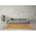 thumbnail image 3 of Ahgly Company Indoor Round Medallion Brown Traditional Area Rugs, 4' Round, 3 of 4