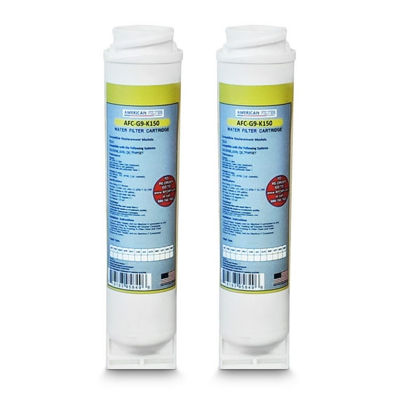AFC® #AFC-G9-K150, Compatible with GE® FQK1K Water Filter - 2 Filters