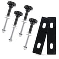 thumbnail image 2 of Riwesomey Soporte de placa de arena Pinza de fijación de metal revestido Placas base resistentes al desgaste Tuerca de inserción Clavija de Vehículos, repuestos y accesorios Mis, 2 of 6