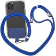 thumbnail image 1 of Hongchun Universal Messenger Nylon Patch Lanyard Anti-lost Mobile Phone, 1pcs, Blue, 1 of 5
