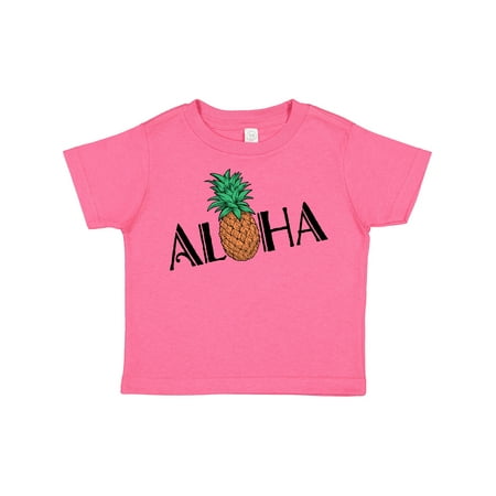 

Inktastic Aloha- with Pineapple Gift Toddler Boy or Toddler Girl T-Shirt