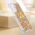 thumbnail image 4 of Funda para Xiaomi Redmi 13C 4G con Brillo Líquido Flotante, Purpurina, Parachoques y Anillo Giratorio Soporte, 4 of 5