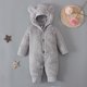 thumbnail image 1 of Mono de invierno Simplmasygenix de manga larga para bebé recién nacido, mono de forro polar con capucha, mono cálido para niña y niño., 1 of 8