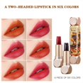 thumbnail image 4 of Six Color Lipstick, Double Tube Lipstick, Matte, Not Easy To Removes, Makeup, Cosmetics, Lipstick Beauty Tube, 4 of 4