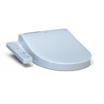 TOTO® WASHLET® KC2 Electronic Bidet Toilet Seat with Heated Seat and SoftClose Lid, Round, Cotton White - SW3023#01