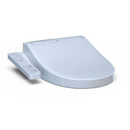 TOTO® WASHLET® KC2 Electronic Bidet Toilet Seat with Heated Seat and SoftClose Lid, Round, Cotton White - SW3023#01