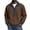 22#Brown, variant on Mens Long Sleeve Shirt Waffle Henley Denim Collar Button Down Pullover Casual Work Top Quarter Button Thermal Fall Winter Oversized Retro Western Streetwear Black 3XL