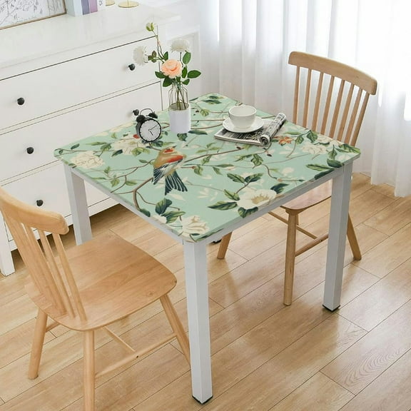 nygtbtfer Oval Tablecloth,Green Tablecloth for Oval Tables,Perfect for Kitchen Dinner, Restaurant,Holiday Picnic Table Cover