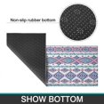thumbnail image 6 of Pink and Blue Diamond Shaped Boho Pattern Kitchen Rugs Sets Of 2,Anti Fatigue Kitchen Mat Rugs Non Slip Washable,Decorative Kitchen Floor Mats for Kitchen,Sink,Laundry,17"x30"+17"x47", 6 of 7