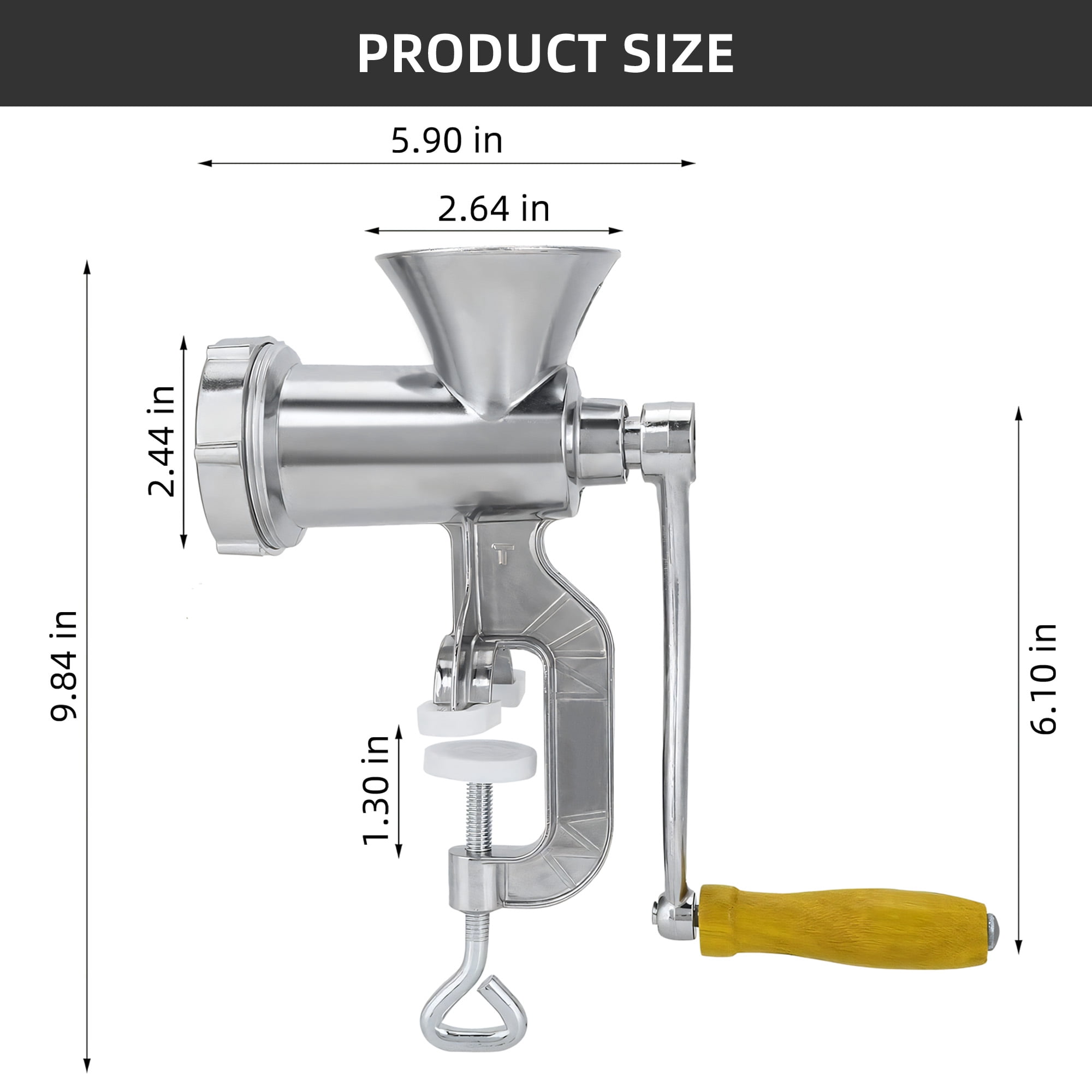 Sentryse Manual Meat Grinder, Sausage Maker Stuffer, Heavy Duty Hand Operated Mincer Food Kitchen Maker Machine