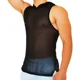 thumbnail image 3 of Camisa Sin Manga Con Capucha De Mesh Negro D´carl Sensual, 3 of 6