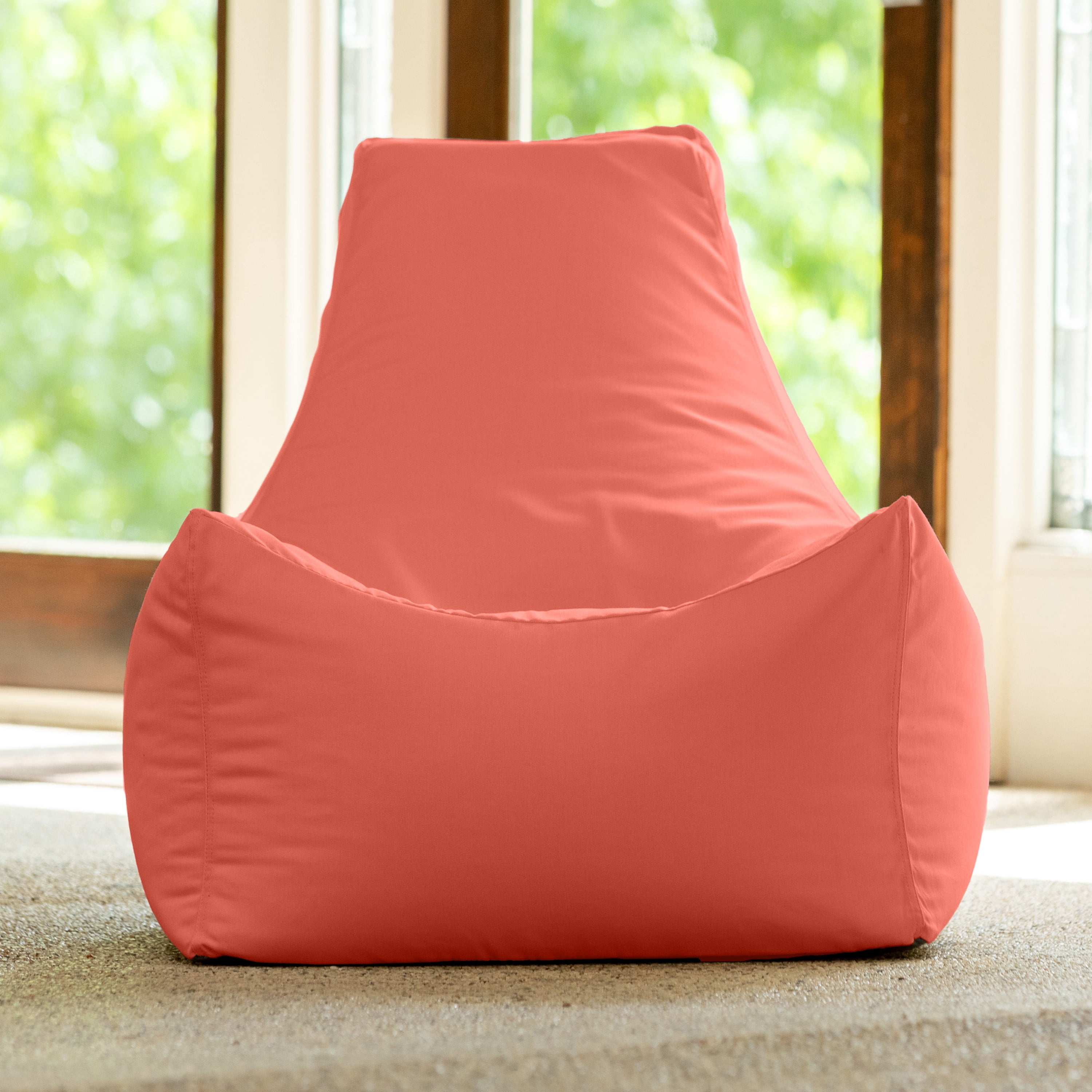 Jaxx Juniper Outdoor Bean Bag Patio Chair & Poolside Lounge, Flamingo Pink Sunbrella