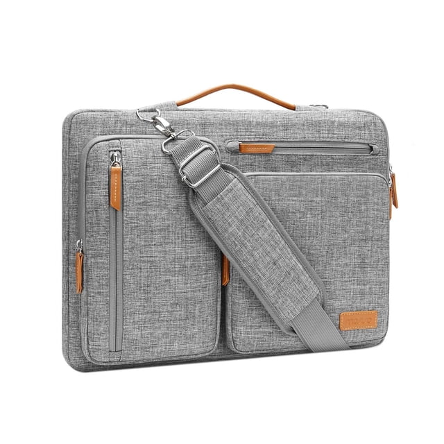 Bandolera para portátil MOSISO 360 Protective 17-17.3 pulgadas, gris