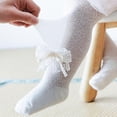 thumbnail image 3 of Baby Tights Infant Girl Newborn Kids Pantyhose Lace Bow Flower Hosiery Kids Stockings Summer Mesh Tights Toddler, 3 of 5