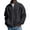 APQ42-Dark Gray, variant on Men'S Waffle Knit Full Front Zip Jacket,Stand Up Casual Sportswear Comfy Thick And Warm Solid Color Loose Cardigan For Home Outdoor Work Light Blue M
