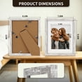 thumbnail image 2 of AEVETE 8x10 Picture Frames Distressed White Tabletop or Wall Display for Home Decor and Gifts, 2 Pack, 2 of 6