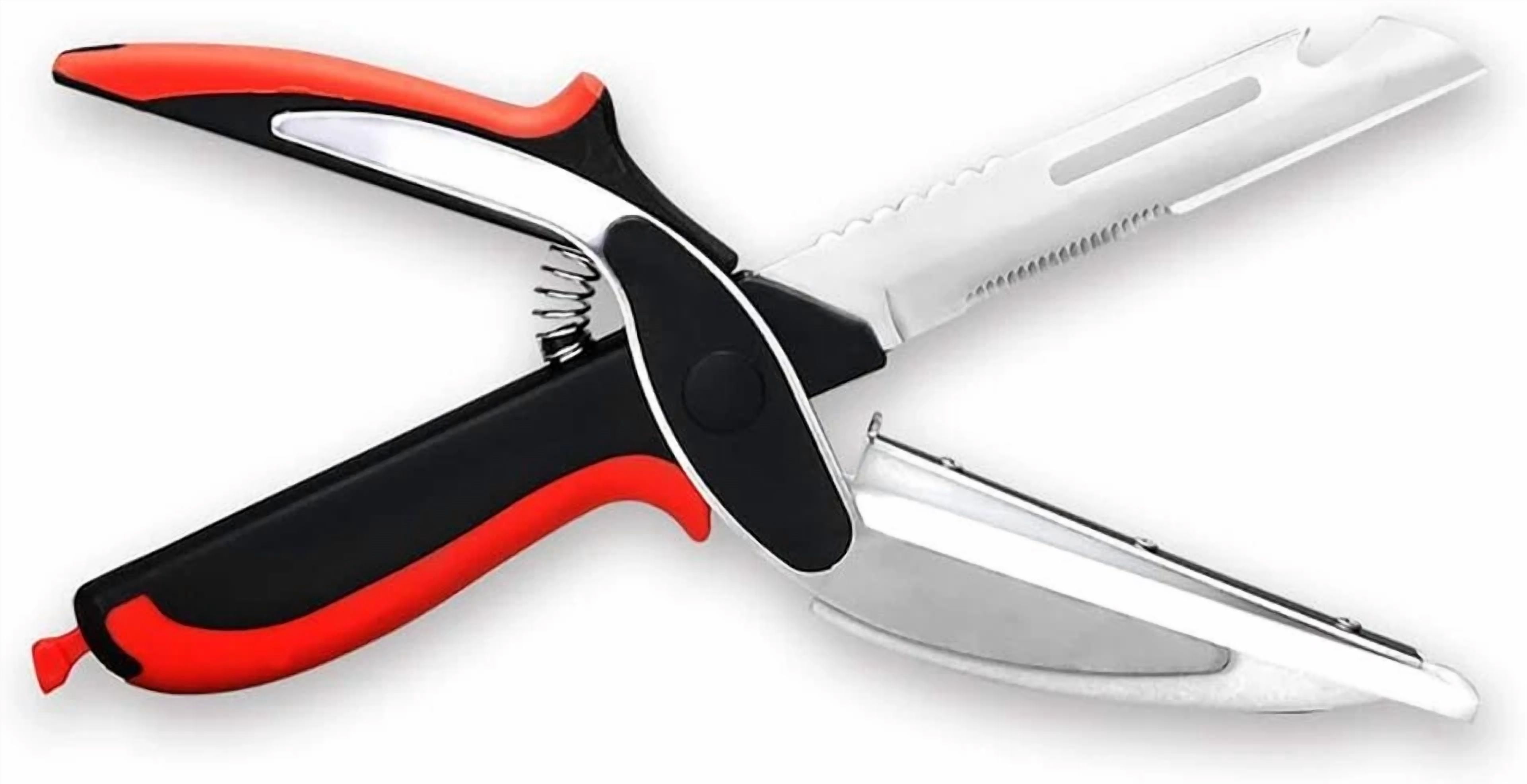 CIRCLE- Multipurpose Kitchen Scissors With Built-In Cutting Board And Safety Latch