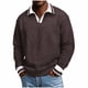 thumbnail image 2 of Ceisia Men's Oversize Ribbed Two-in-One Long-Sleeve Knit Top Multi-Solid for Winter-Spring Gift, 2 of 8