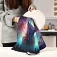 thumbnail image 6 of SKYSONIC Galaxy Wolf Kitchen Towels, 18 x 28 Inch Super Soft and Absorbent Dish Cloths for Washing Dishes, 4 PCS Reusable Multi-Purpose Microfiber Hand Towels for Kitchen, 6 of 7
