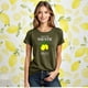 thumbnail image 3 of Playera Blusa De LimonesDolce Far Niente – Disfruta el Placer de No Hacer Nada con Estilo Color Verde Oliva Talla Extra Grande Marca Emil SaEs, 3 of 4