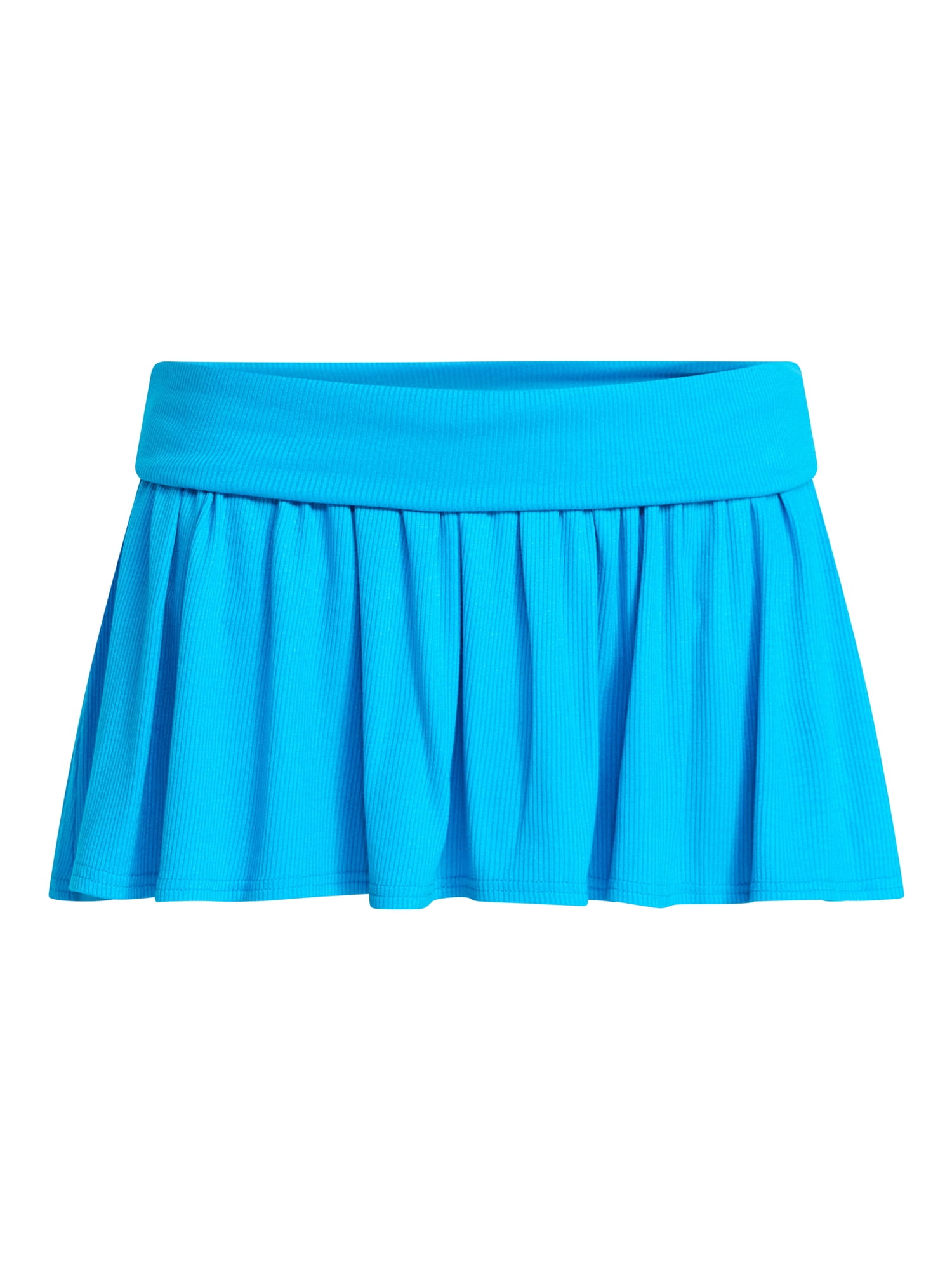 No Boundaries Foldover Knit Skort, Women's XXS-XXL