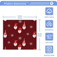 thumbnail image 5 of SKYSONIC Christmas Gnome Cotton Washcloths Set of 4, Highly Absorbent Soft Fingertip Towel for Bathroom, Gym, Hotel and Spa, 12 x 12 Inch, 5 of 7