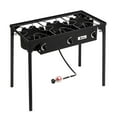 thumbnail image 3 of Portable Propane 225,000-BTU 3 Burner Gas Cooker Outdoor Camping Stove Grill, 3 of 9