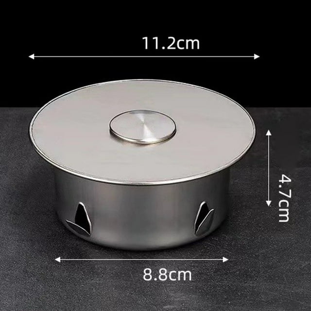 Couvercle de Cheminée en Acier Inoxydable Couvercle de Tuyau de Poêle Bouchon de Tuyau de Poêle