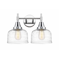 447-2W-PC-G713 Innovations Lighting Caden - 2 Light Bath Vanity-11 Inches Tall and 17 Inches Wide-Polished Chrome Finish-Clear Deco Swirl Glass Glass