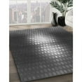 thumbnail image 3 of Ahgly Company Machine Washable Indoor Square Transitional Gray Area Rugs, 4' Square, 3 of 7