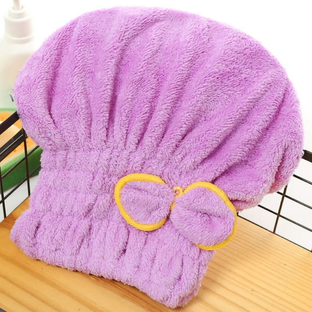 Gorro de microfibra para secar el cabello, superabsorbente, de secado rápido, para cabello rizado, toalla envolvente, gorro de ducha para niñas y mujeres.