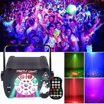FungLam UV effect Stage Light LED 8 Hole Laser Projector RGB DJ Disco KTV Voice control