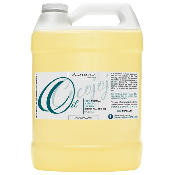 Bitter Almond Oil, Natural, Pure, Organically Sourced, Unrefined, Cold