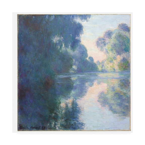 Trademark Fine Art 'Matinee sur la Seine, 1897' Canvas Art by Claude Monet