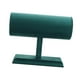 thumbnail image 5 of Organizador multiusos para diademas con barra en T, estable y suave, para cadena. terciopelo verde, 5 of 9