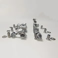 thumbnail image 6 of 6 Pieces 3L 3R Guitar Lock String Tuners – Locking Tuning Key Pegs Machine Heads Replacement Parts for ST TL Style Electric, Folk or Acoustic Guitars – Nickel, 6 of 11