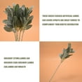 thumbnail image 6 of 8Pcs Artificial Flocked Lambs Ear Leaves Stems Faux Lamb's Ear Branches Picks Greenery Sprays for Vase Bouquet Wreath, 6 of 8