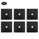 thumbnail image 1 of Lot de 6 tapis de nettoyage pour cuisinière à gaz, protecteur de surface, accessoires de cuisine, noir, 1 of 4