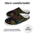 thumbnail image 6 of Disketp Color Summer Women's Men's Slippers Plush Slip-On House Slipper for Winter Indoor Soft Cushion Non-slip Fluffy Slides Slippers-11, 6 of 7