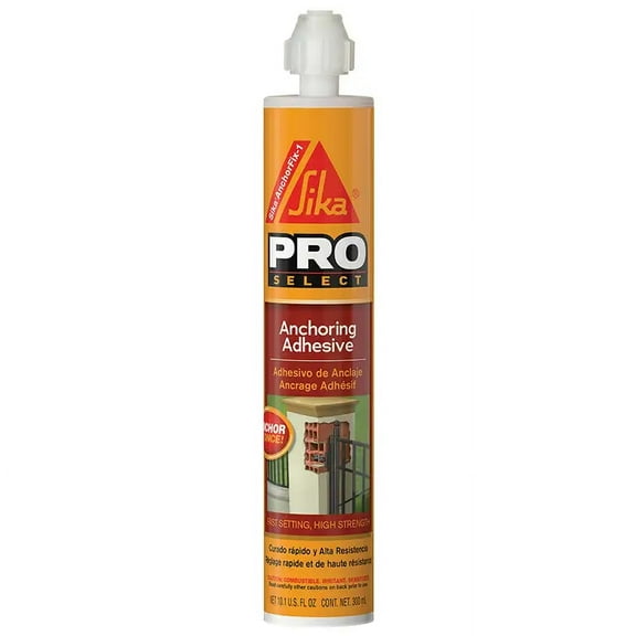 Sika AnchorFix-1 - Fast-setting, high-strength anchoring adhesive - Gray - For use with threaded and reinforcing bars in uncracked concrete - 10.1 fl. oz