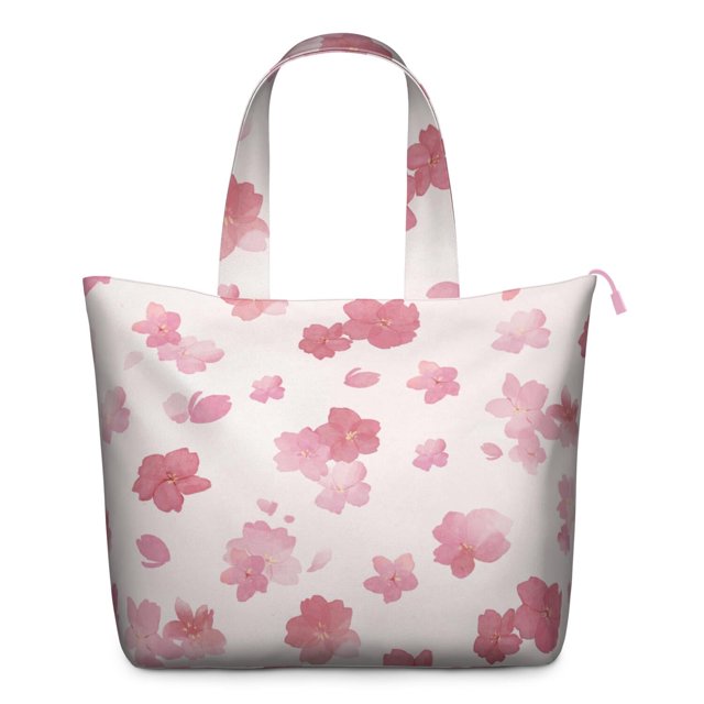 Boho Daisy Print Overnight Bag Retro Floral Weekender Duffel, , Large Capacity, Adjustable Shoulder Strap
